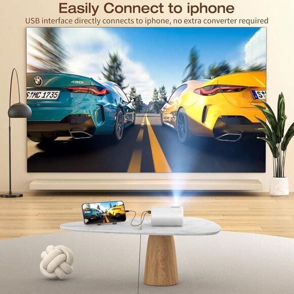 CLOKOWE Portable Movie Mini Projector MSRP $75 Tested in Working Order - Picture 6 of 10